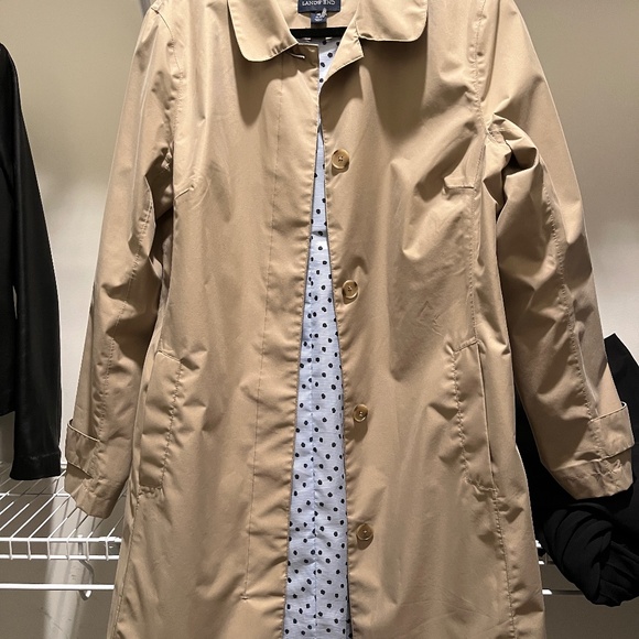 Lands End trench coat - Picture 1 of 3